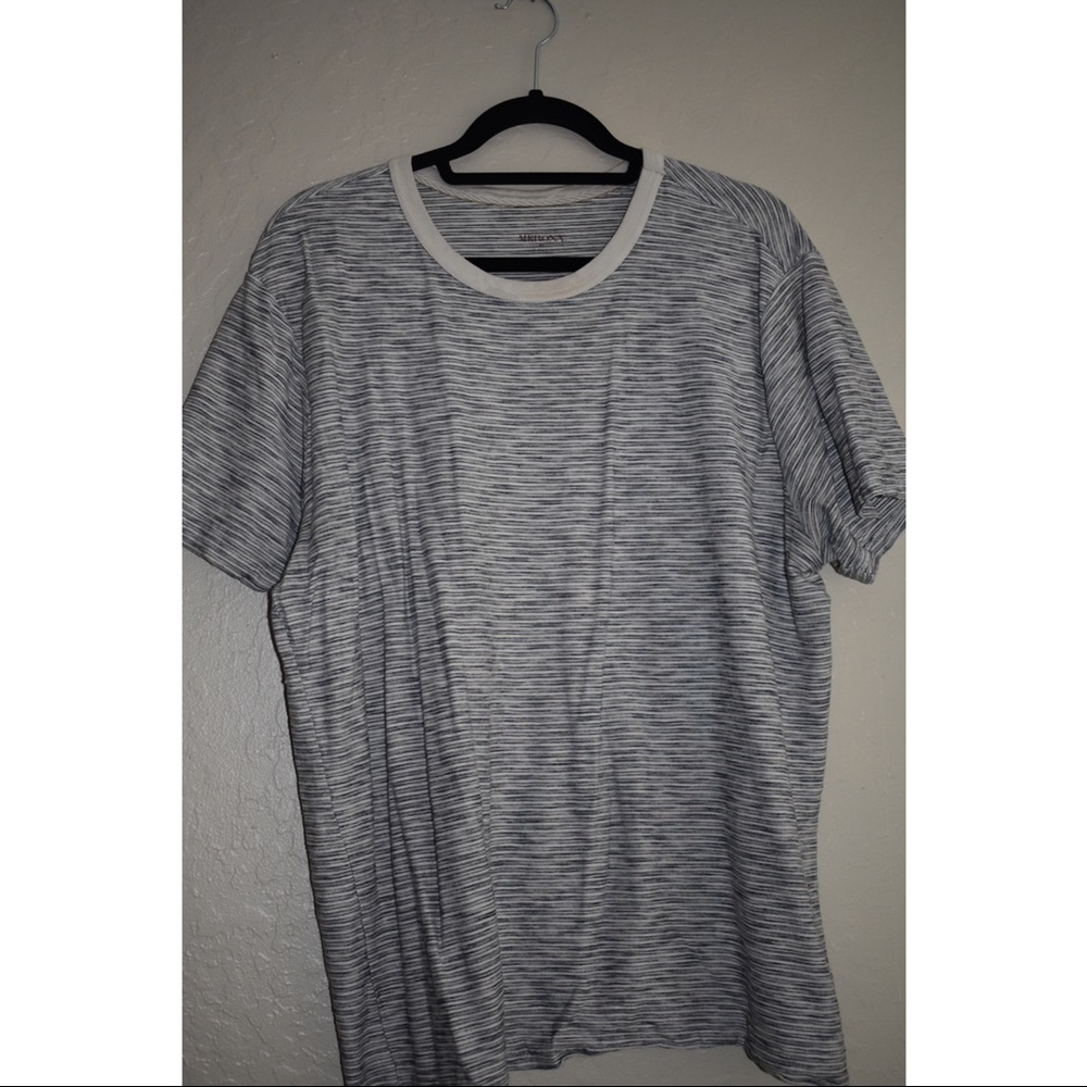 Merona cream striped tee
